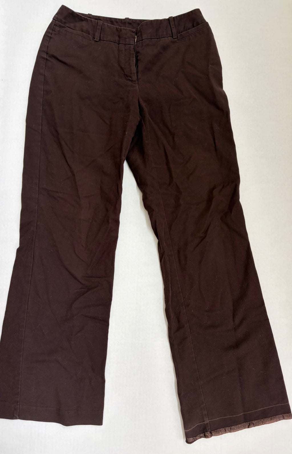 Worthington Pants 4 Brown Cotton/Spandex