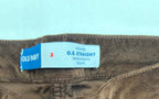 Old Navy Pants 2 BrownCotton, Viscose, Elastane (appears to be velvet or velour)