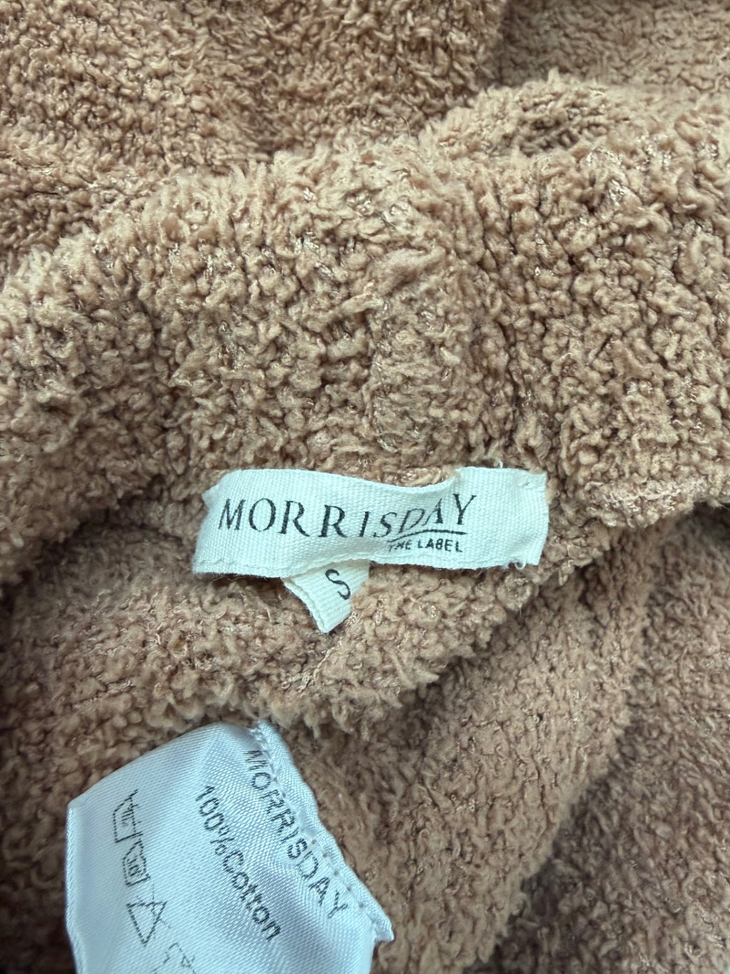 Morrisday Sweatpants Small Brown Cotton fleece