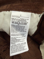 Old Navy Pants 2 BrownCotton, Viscose, Elastane (appears to be velvet or velour)