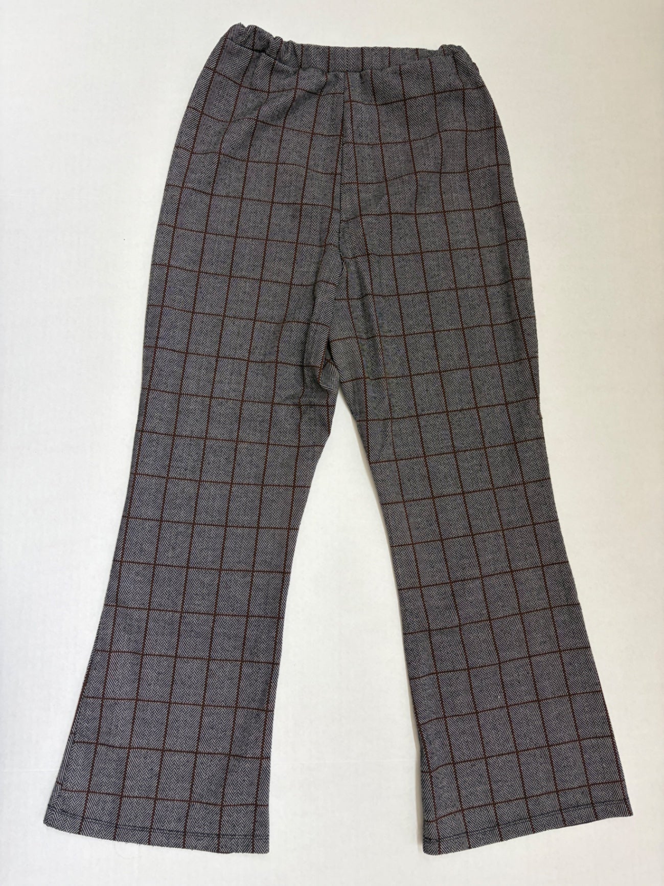 Wild Fable Pants Small Gray with red and black checkered pattern Polyester/spandex/rayon