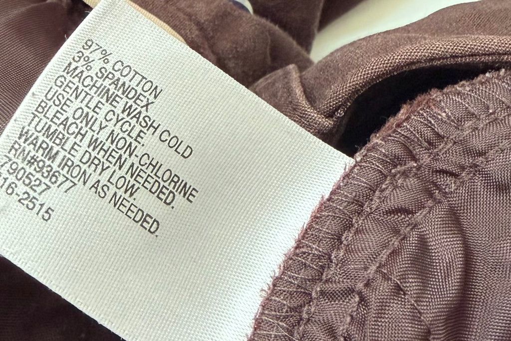 Worthington Pants 4 Brown Cotton/Spandex