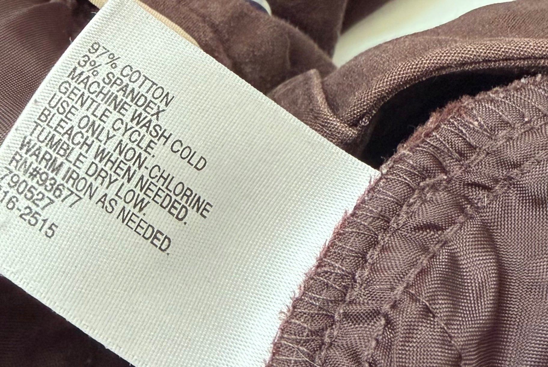 Worthington Pants 4 Brown Cotton/Spandex