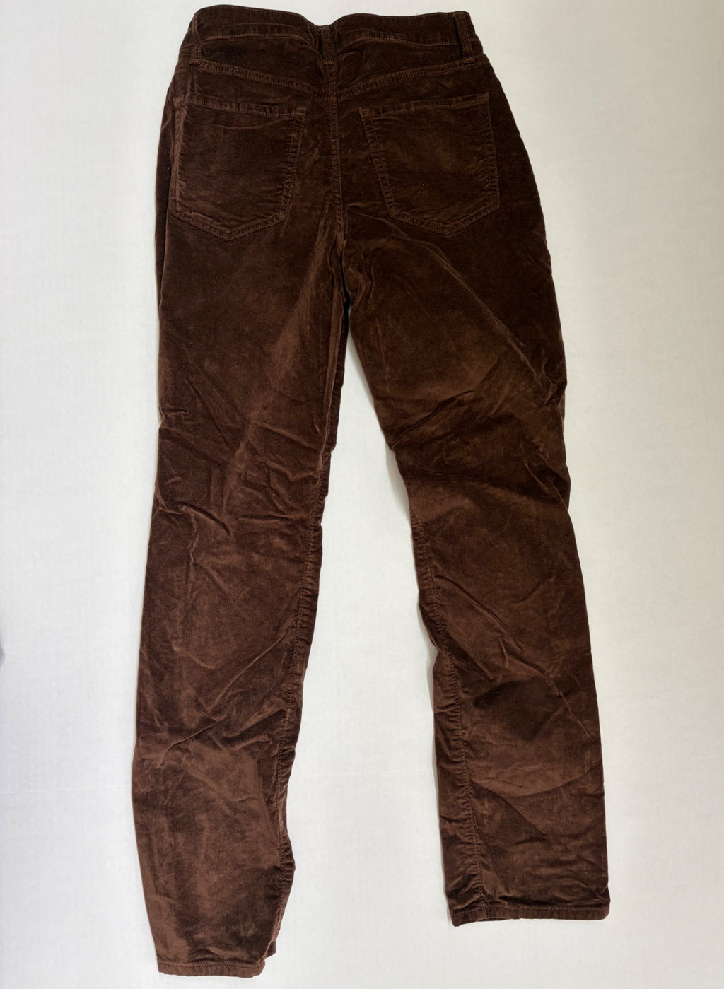 Old Navy Pants 2 BrownCotton, Viscose, Elastane (appears to be velvet or velour)