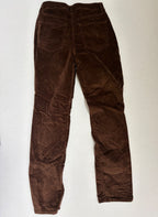 Old Navy Pants 2 BrownCotton, Viscose, Elastane (appears to be velvet or velour)