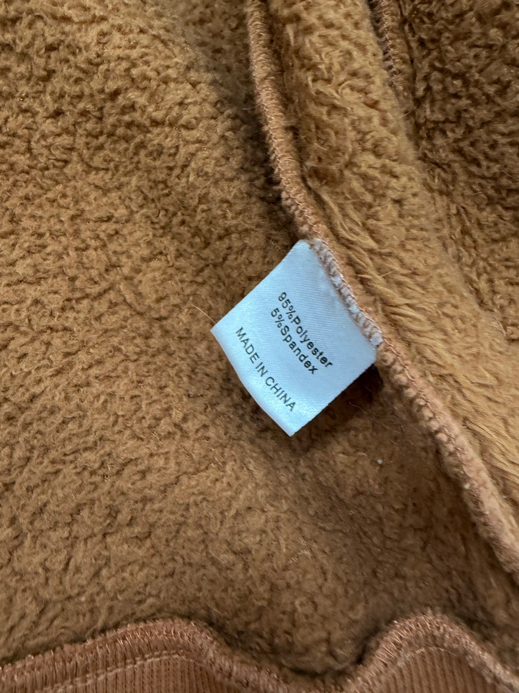 TECREW Jackets/Coats Medium Brown Orange Polyester, Spandex, Spandex/Polyester blend