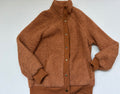 TECREW Jackets/Coats Medium Brown Orange Polyester, Spandex, Spandex/Polyester blend