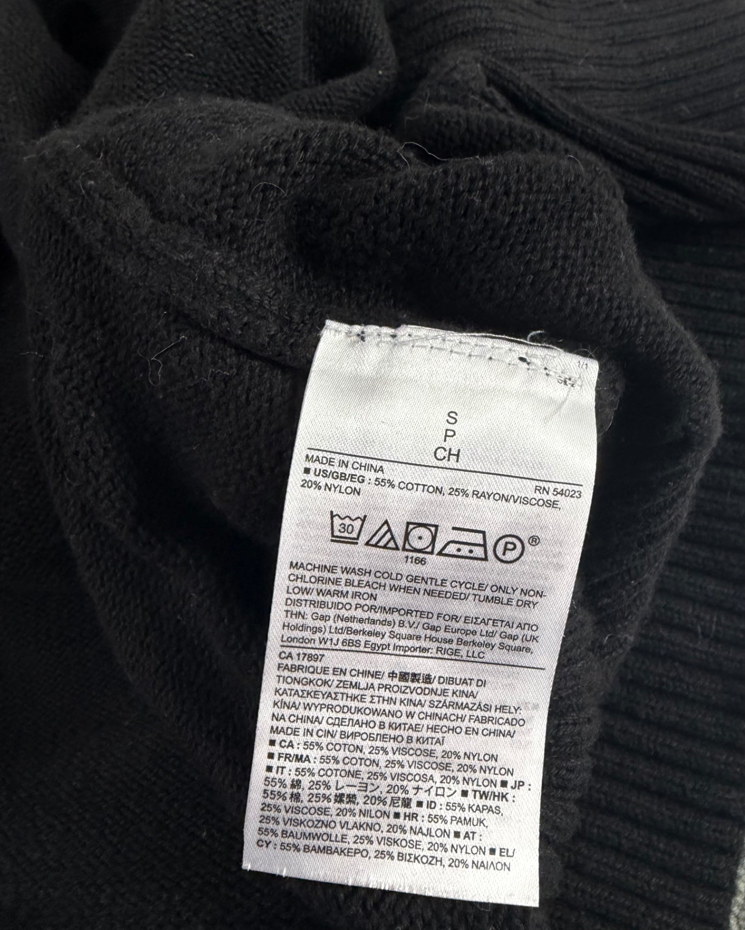 Banana Republic Sweaters/Cardigans Small Black Knit/Cotton, Rayon, Viscose, Nylon blend