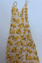 Urban Outfitters Dresses/Rompers Extra Small Beige and yellow Viscose, linen