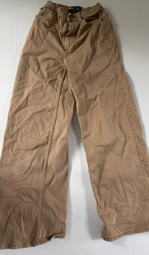 BDG Pants 25 Beige Cotton, Elastane