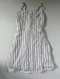 Hollister Dresses/Rompers Small Beige with black stripes Cotton, Viscose, Linen, Polyester