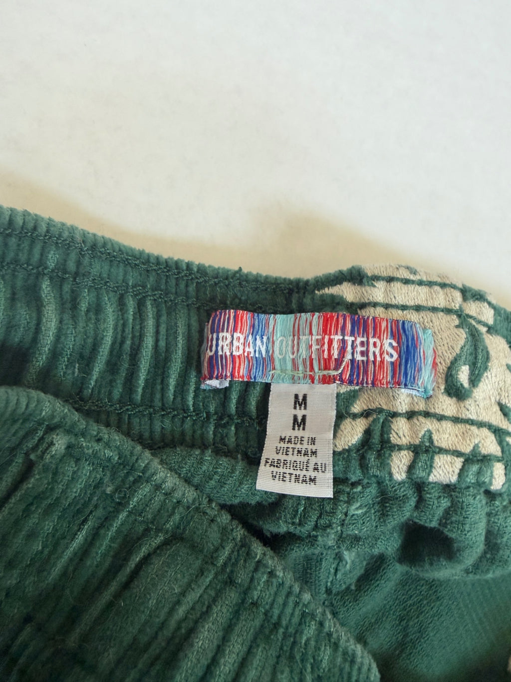 Urban Outfitters Pants Medium Green Corduroy, Cotton, Polyester