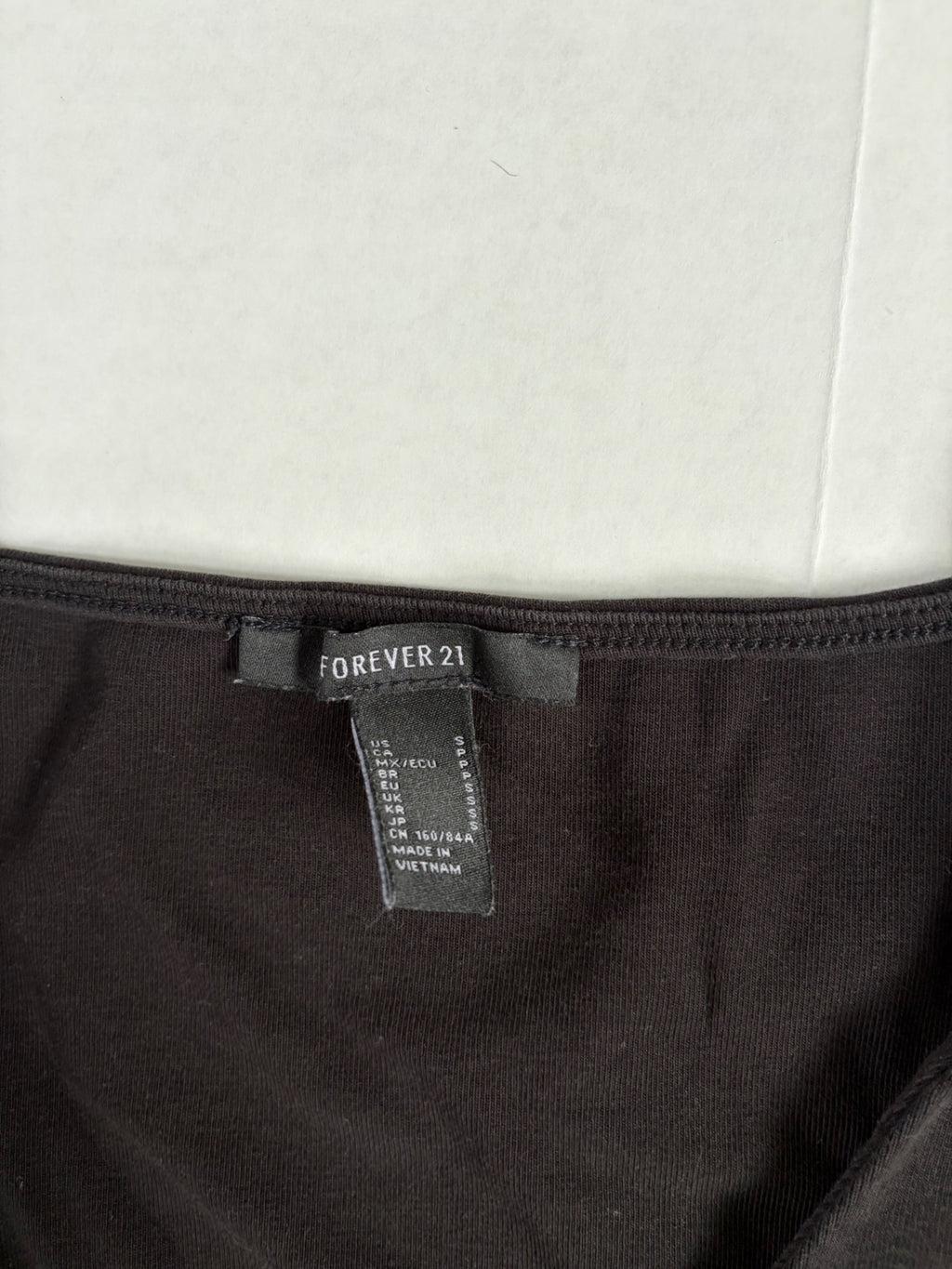 Forever 21 Tops Small Black Cotton/Polyester/Nylon blend