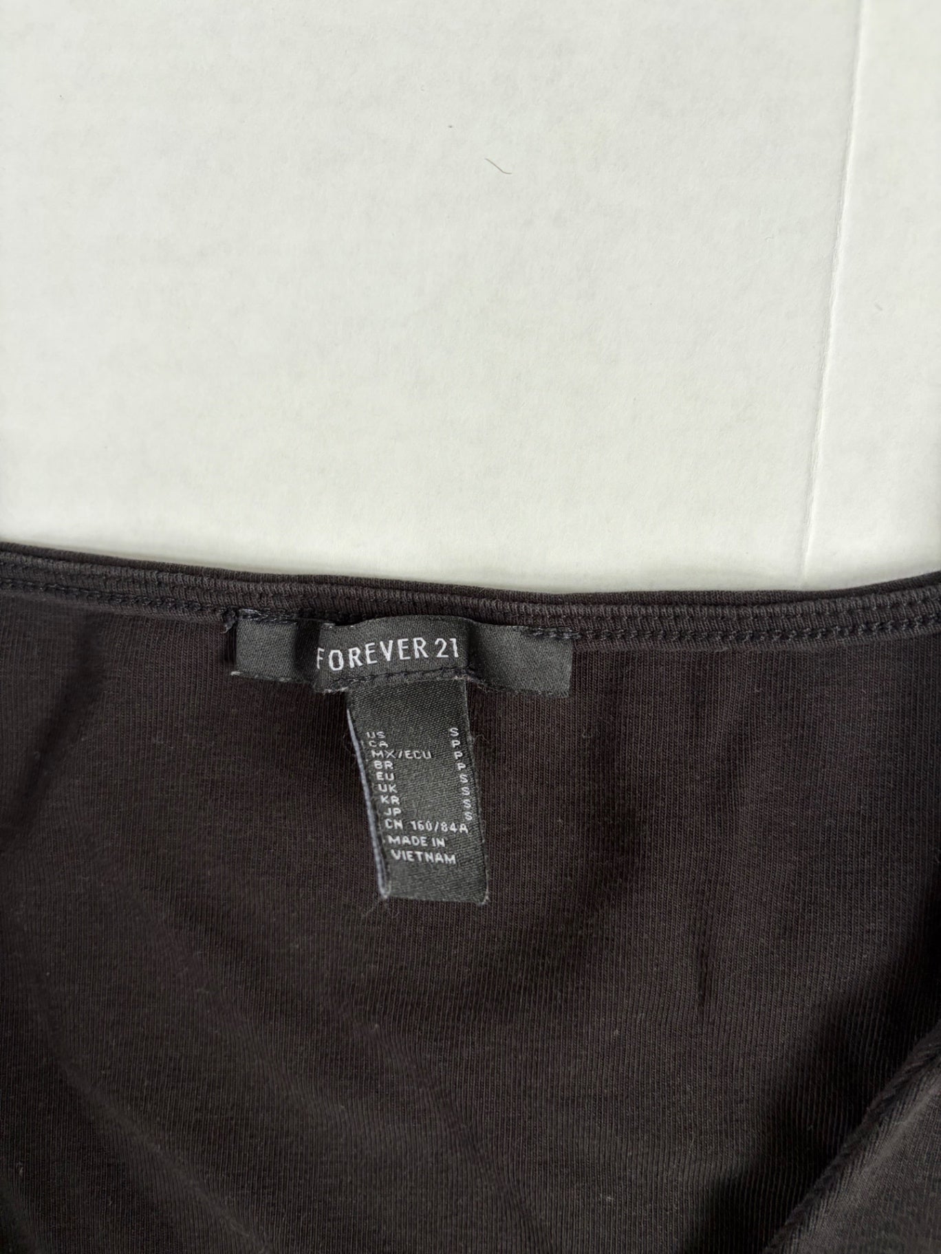 Forever 21 Tops Small Black Cotton/Polyester/Nylon blend