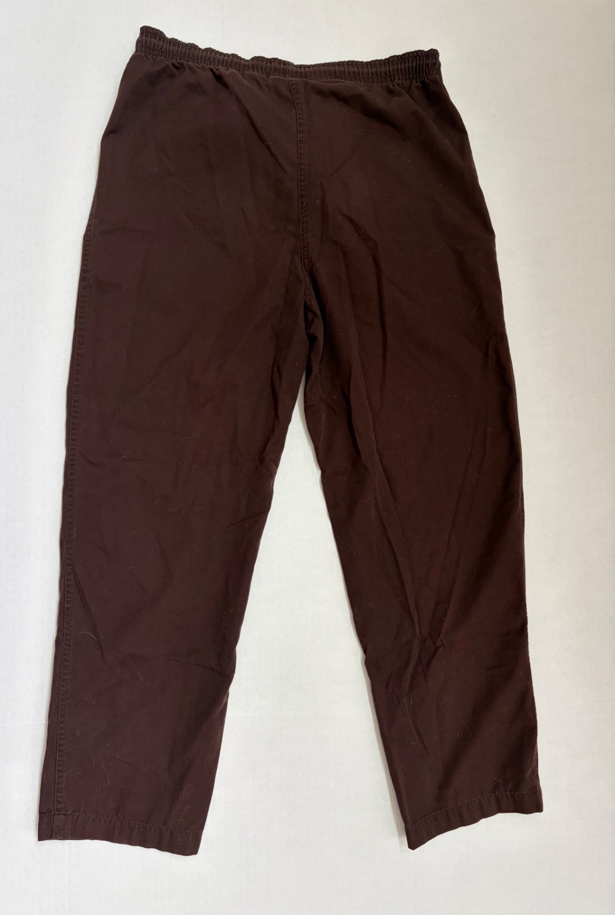 Hasting & Smith Pants 31W Brown Cotton, Polyester