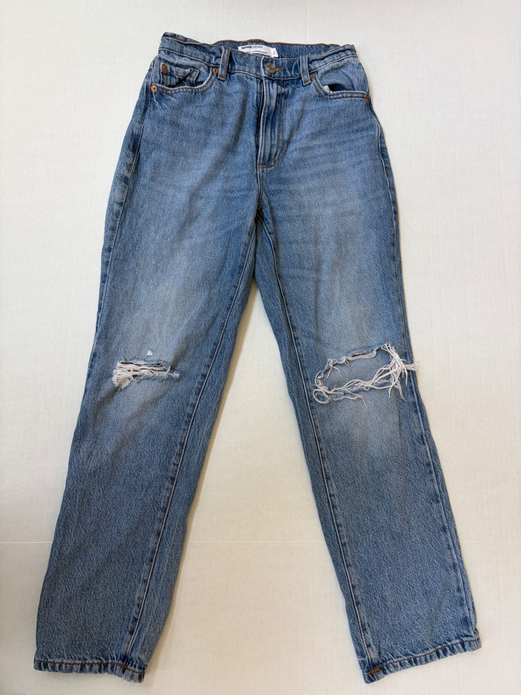 Garage Jeans 0 Blue Denim and Cotton