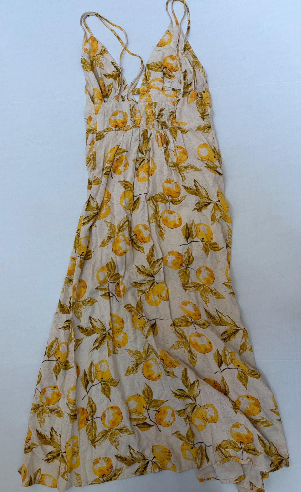 Urban Outfitters Dresses/Rompers Extra Small Beige and yellow Viscose, linen