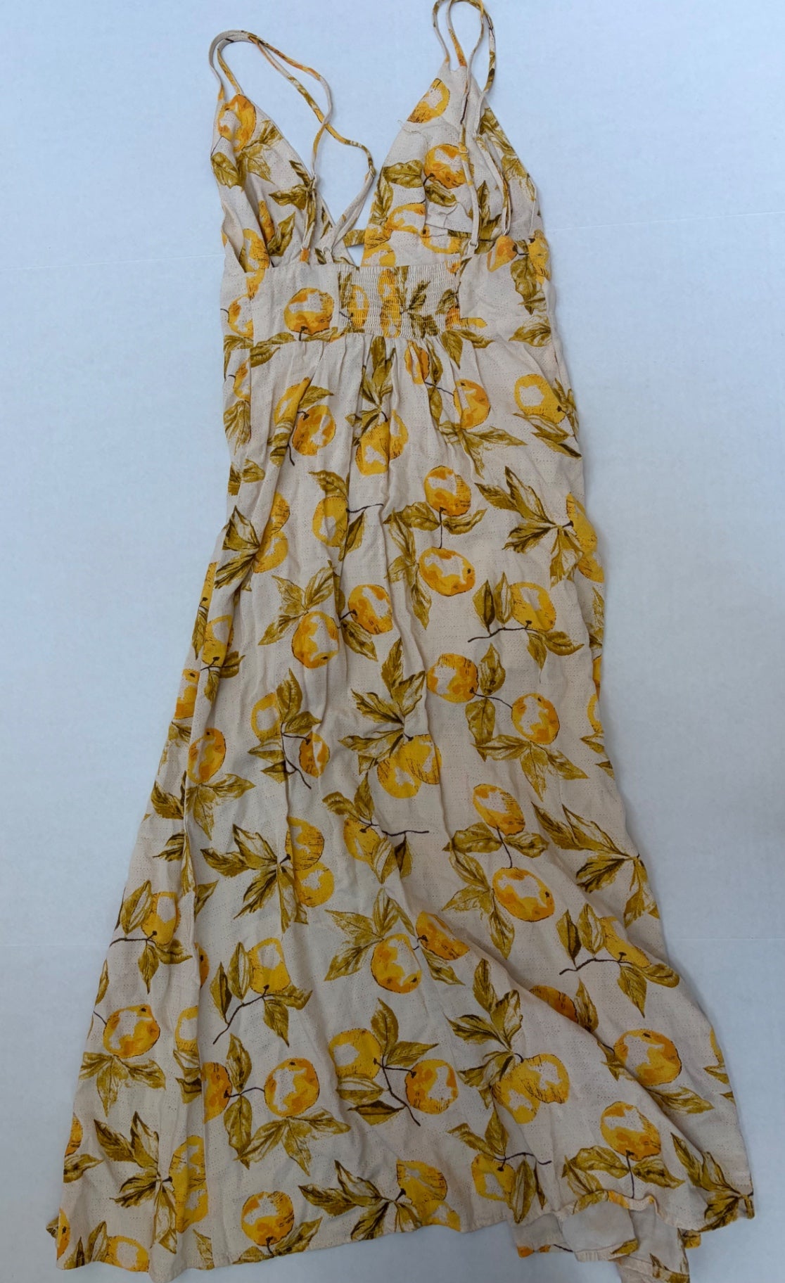 Urban Outfitters Dresses/Rompers Extra Small Beige and yellow Viscose, linen