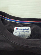Champion Sweatshirts/Hoodies Medium Black Cotton, Polyester