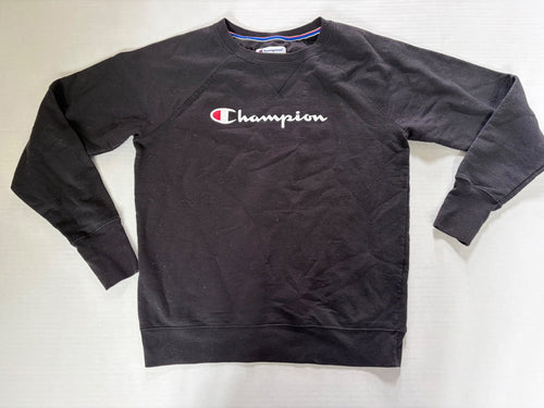 Champion Sweatshirts/Hoodies Medium Black Cotton, Polyester