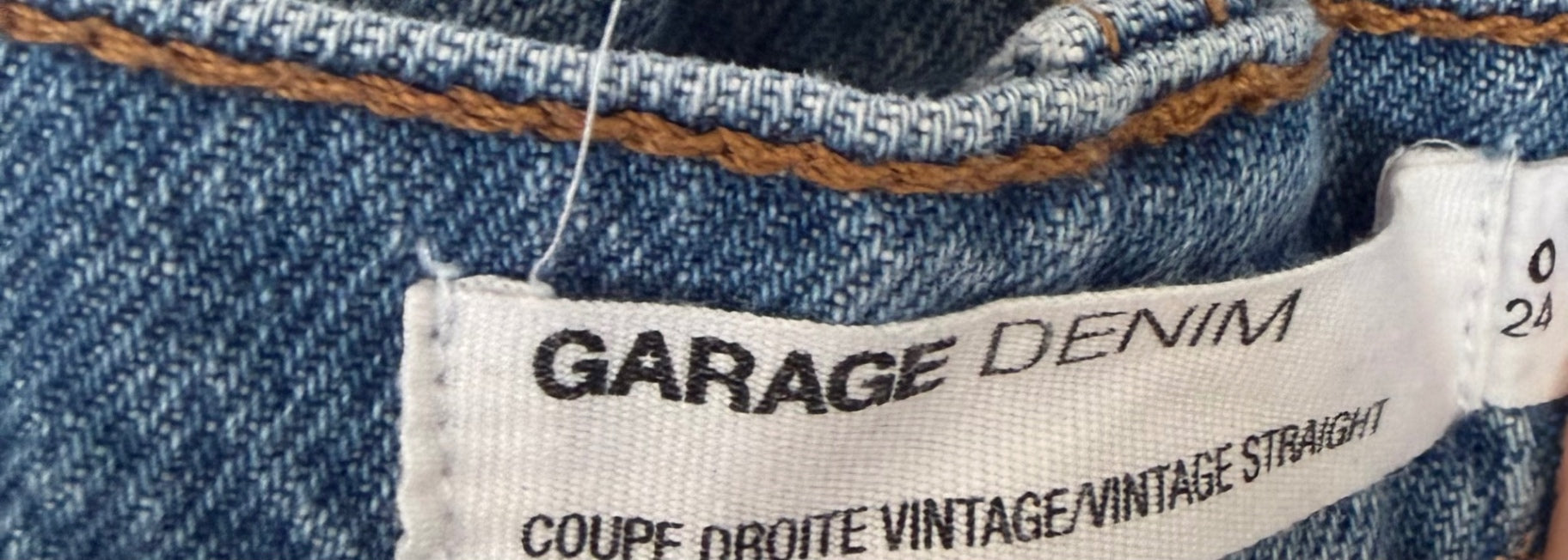 Garage Jeans 0 Blue Denim and Cotton
