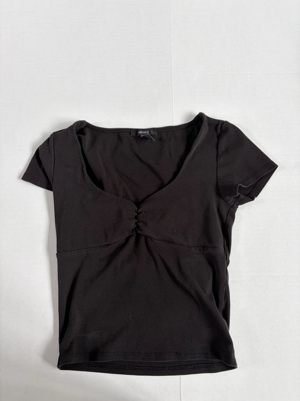 Forever 21 Tops Small Black Cotton/Polyester/Nylon blend