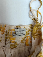 Urban Outfitters Dresses/Rompers Extra Small Beige and yellow Viscose, linen