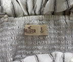 Hollister Dresses/Rompers Small Beige with black stripes Cotton, Viscose, Linen, Polyester