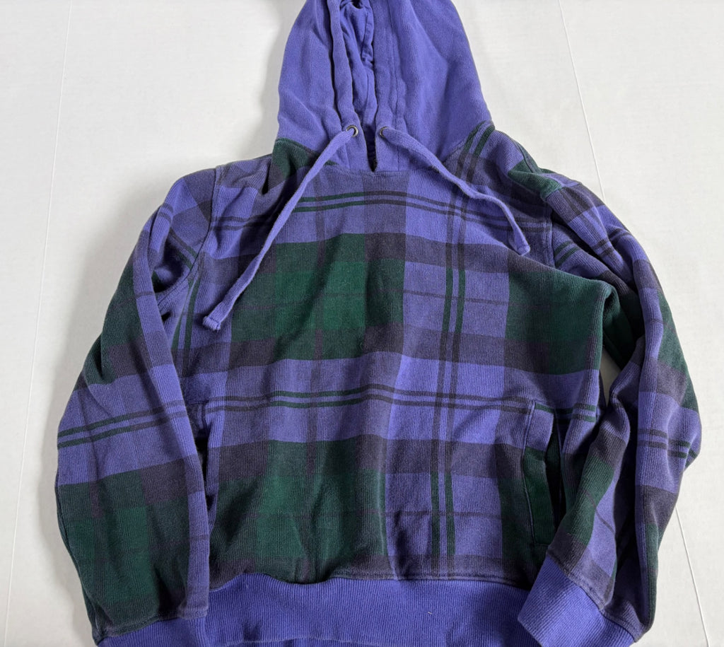 Be Spoke Sweatshirts/Hoodies Small Purple and Green Cotton, Knit