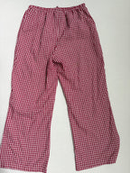 Just Polly Pants Extra Large Red and White Cotton, Polyester
