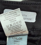 DL1961 Pants 14 Black Denim (jeans), cotton, polyester, lycra (inner label), modal