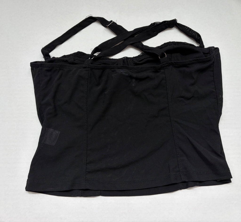 Princess Polly Tops 10 Black Nylon, Elastane