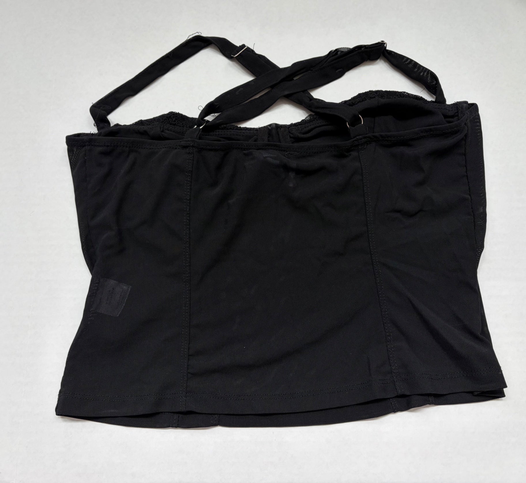 Princess Polly Tops 10 Black Nylon, Elastane
