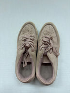 Nike Shoes 7 Beige Pink Suede, synthetic fabric