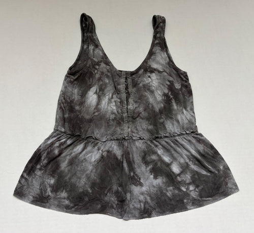 American Eagle Tops Extra Small Gray with black tie-dye pattern Viscose, Elastane