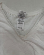 Gildan Tops Small Off-white/cream Cotton