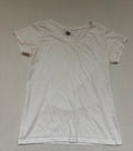 Gildan Tops Small Off-white/cream Cotton