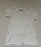 Gildan Tops Small Off-white/cream Cotton