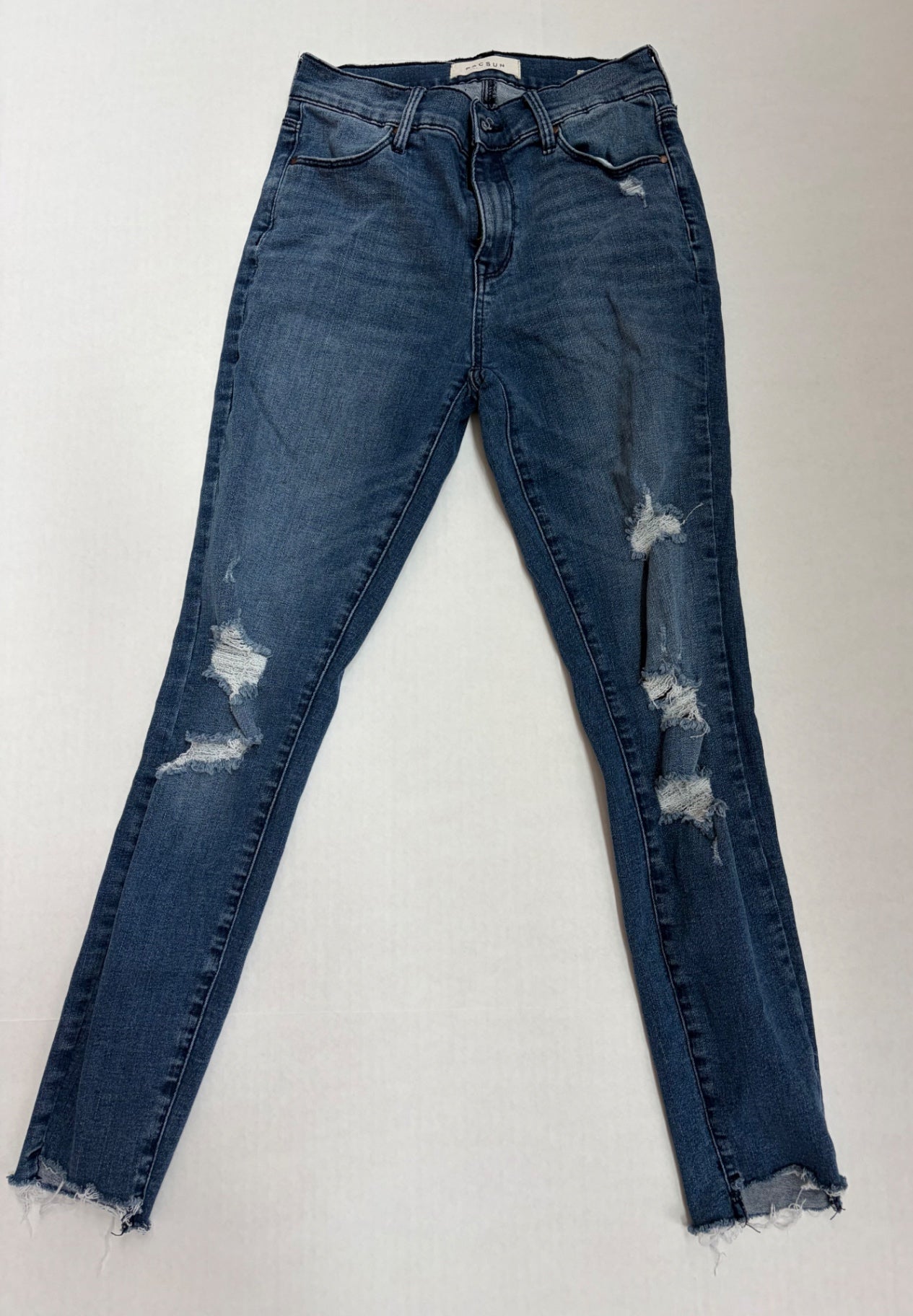 Pacsun Jeans 24 Blue Denim/Cotton/Polyester/Elastane