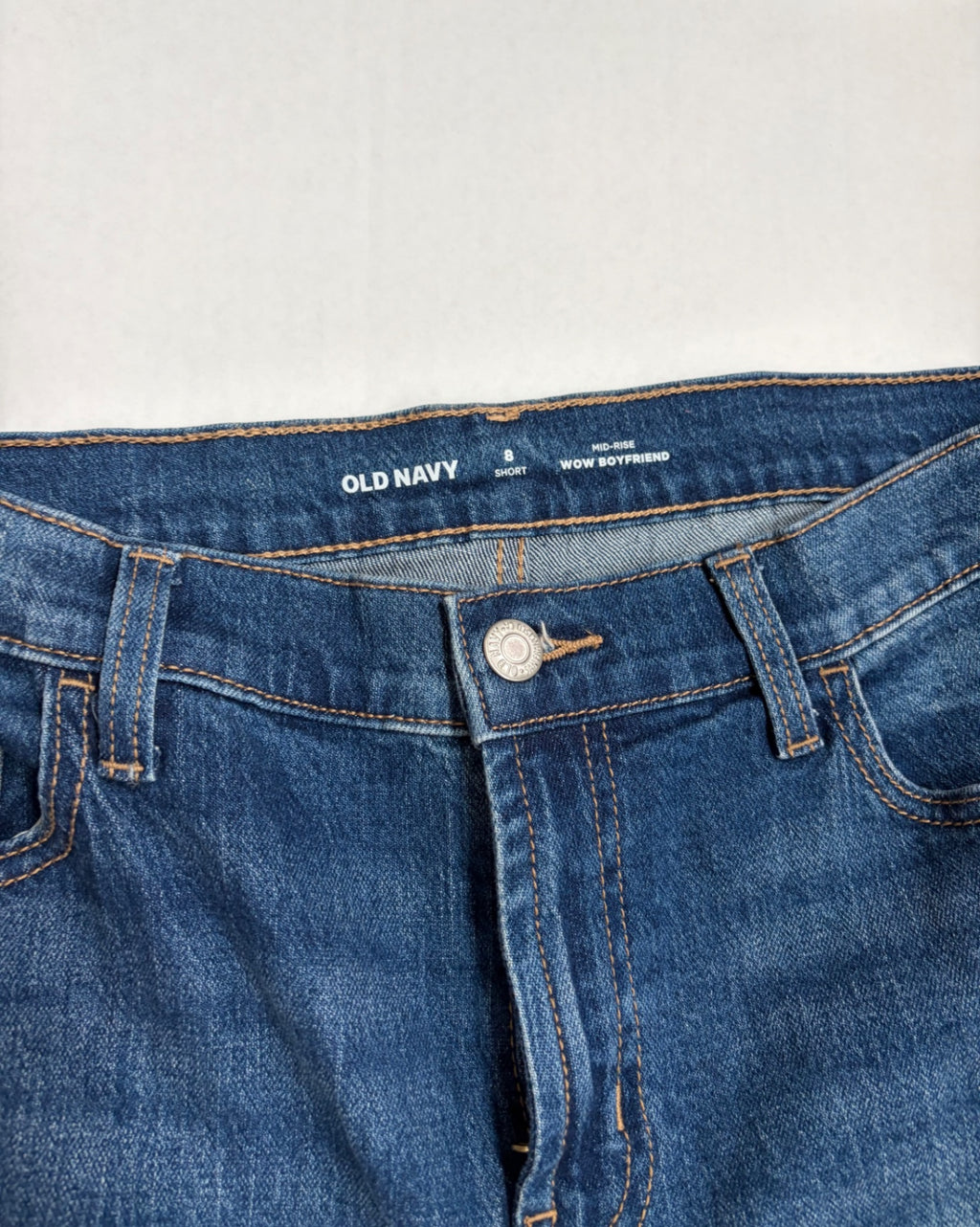 Old Navy Jeans 8 Blue Denim/Cotton/Polyester/Elastane