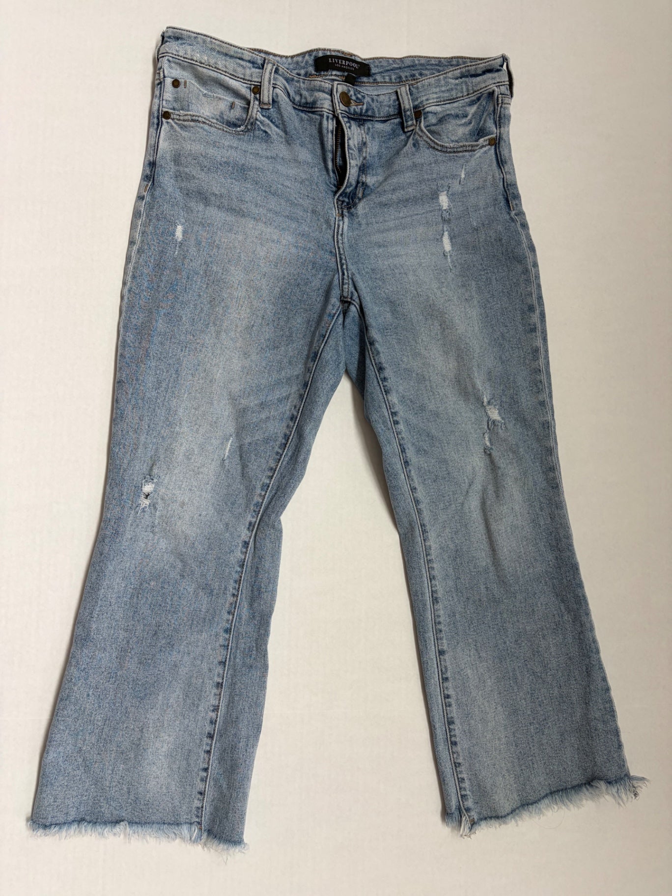 LIVERPOOL Jeans 10/30 Light blue Denim/Cotton/Elastane