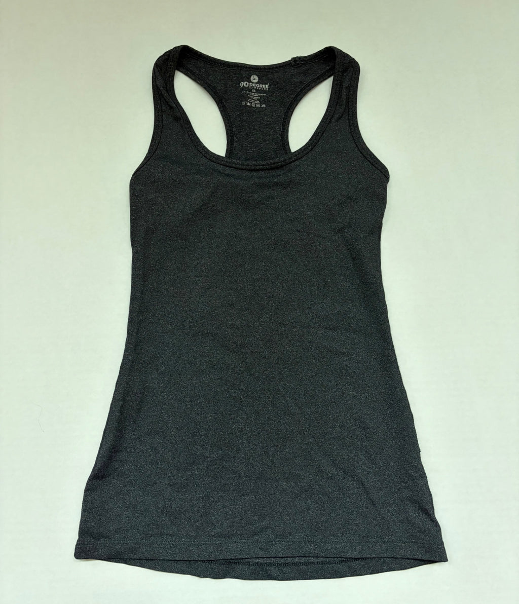 90 Degree Reflex Tops Extra Small Dark Gray Nylon, Polyester, Spandex
