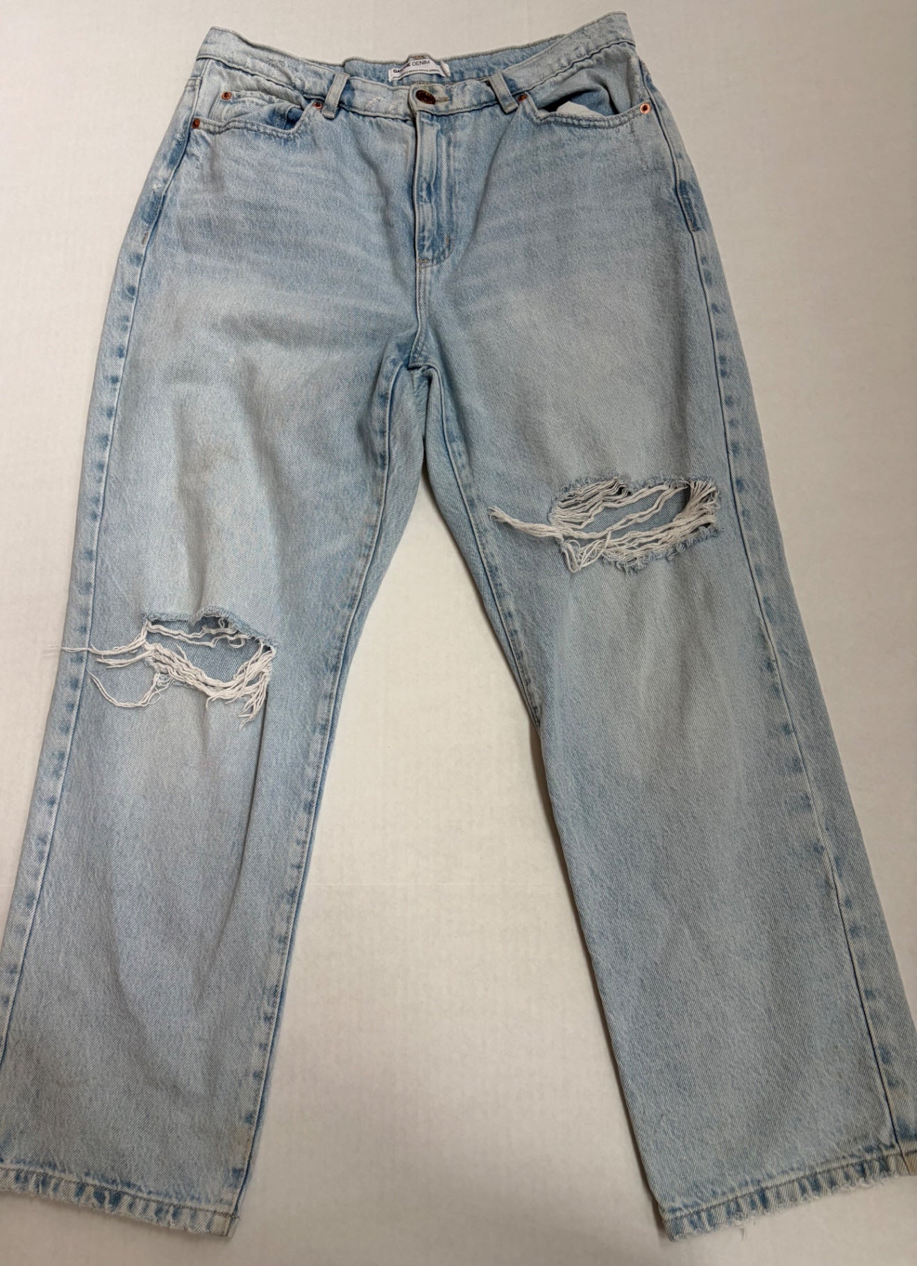 Garage Jeans W30 Light blue Denim and Cotton