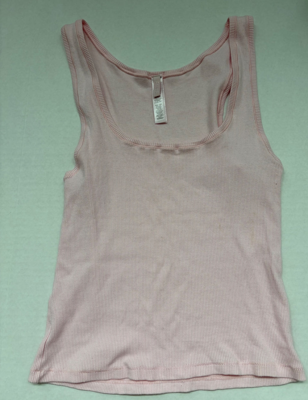 Skims Tops Large Light pink Cotton