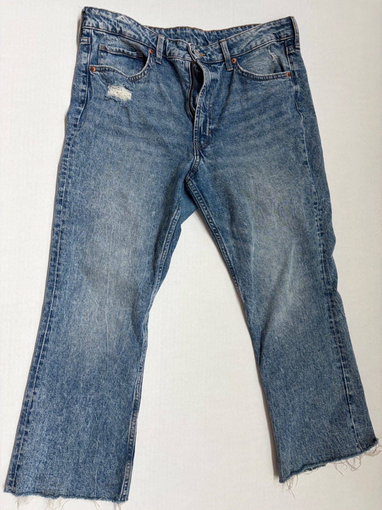 & Denim Jeans 12 Blue Denim/Cotton/Elastane