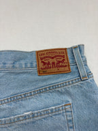 Levi's Shorts Large Light Blue Denim and Cotton