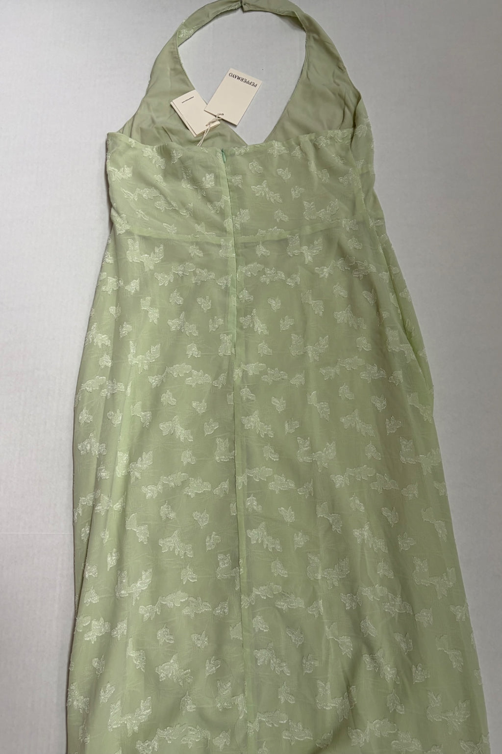Peppermayo Dress Extra Large Sage green Polyester/Spandex (shell, lining)