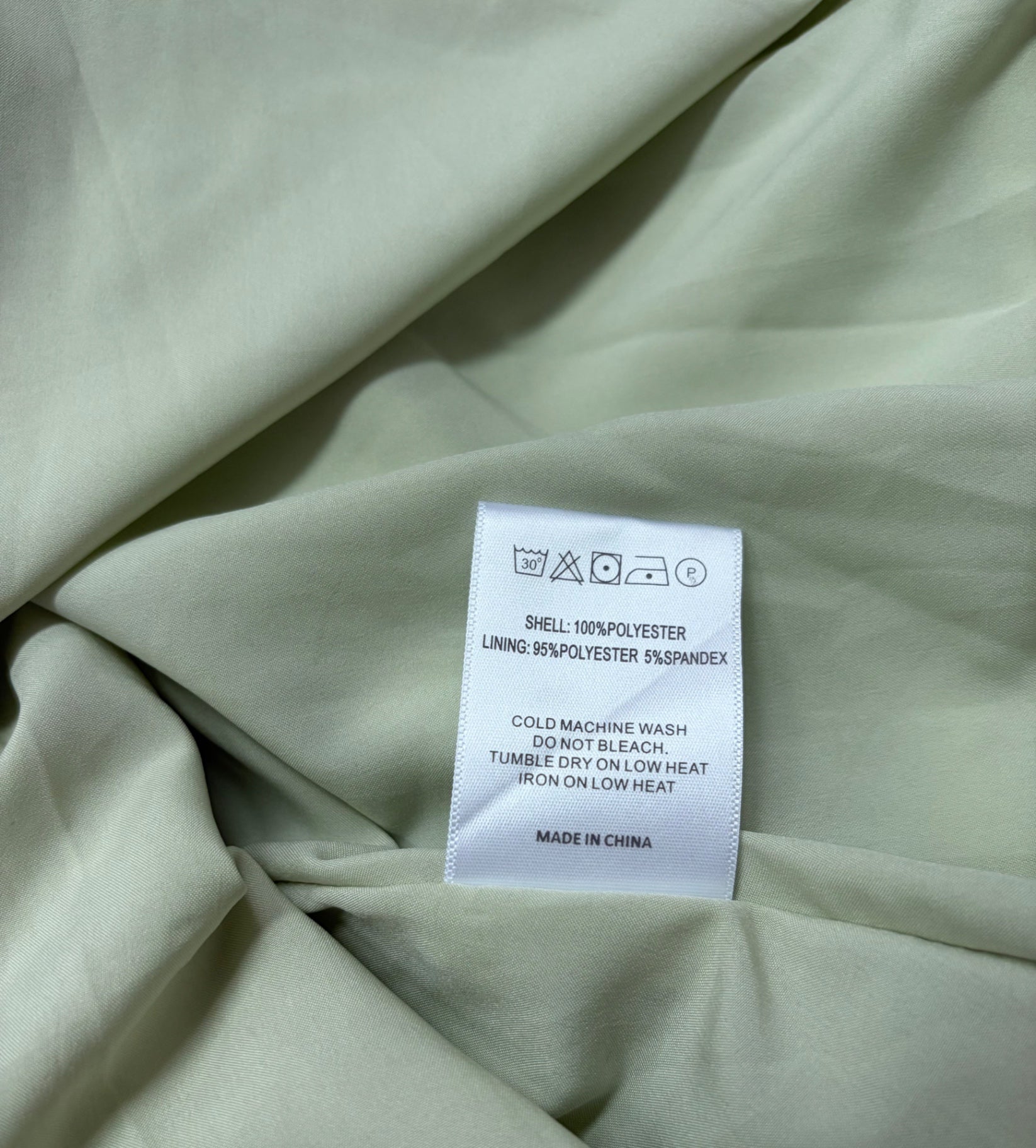 Peppermayo Dress Extra Large Sage green Polyester/Spandex (shell, lining)