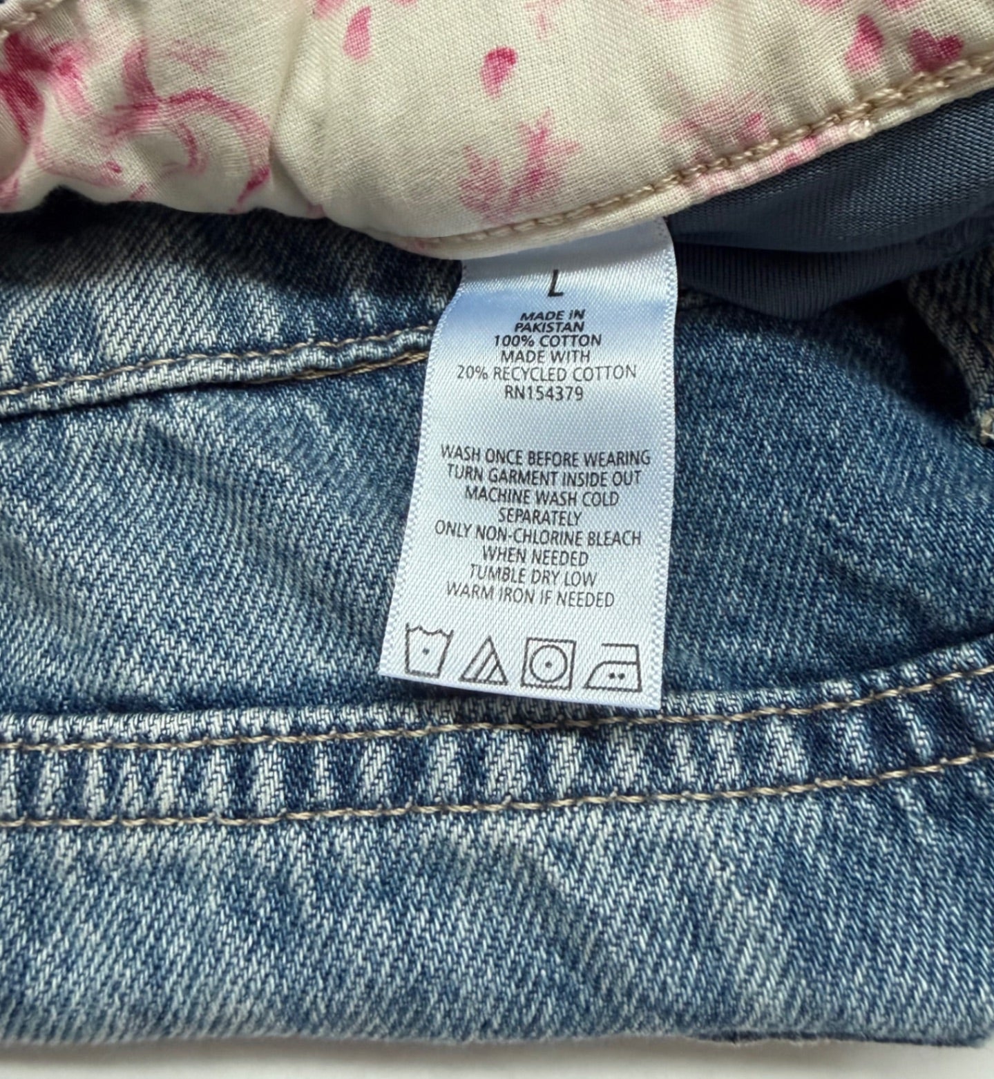 Aeropostale Skirts/Skorts Large Blue Denim and Cotton