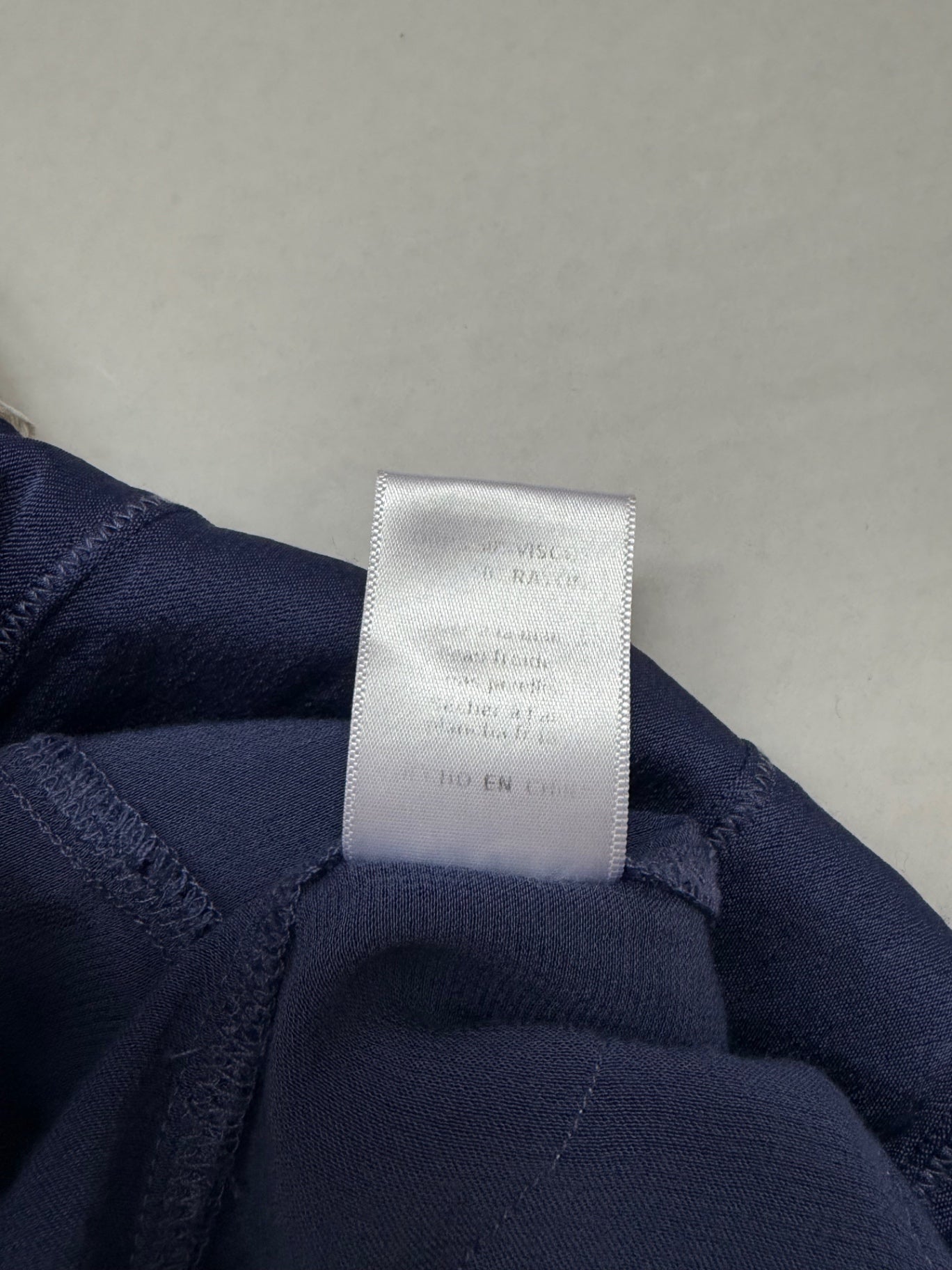 Sky to Moon Tops Small Navy blue Satin, Viscose, Rayon